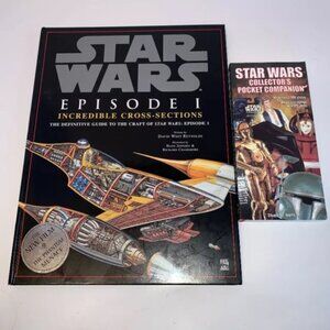 STAR WARS books incredible cross sections and collectors pocket companion